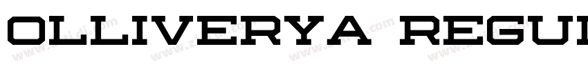 Olliverya Regular字体转换
